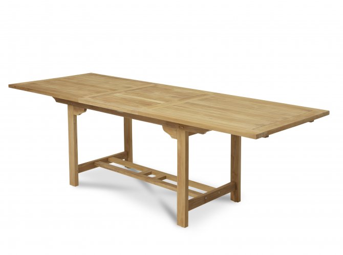 Rektangulärt matbord i teak - bord i teak